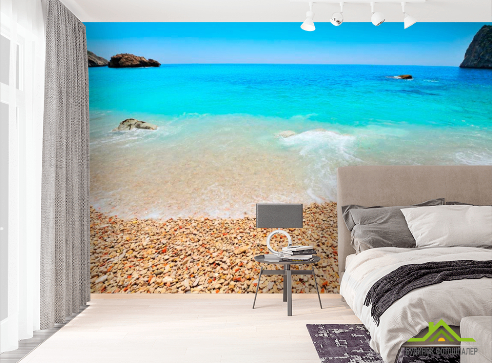 выбрать Фотообои Галька и волны Фотообои Море на стену