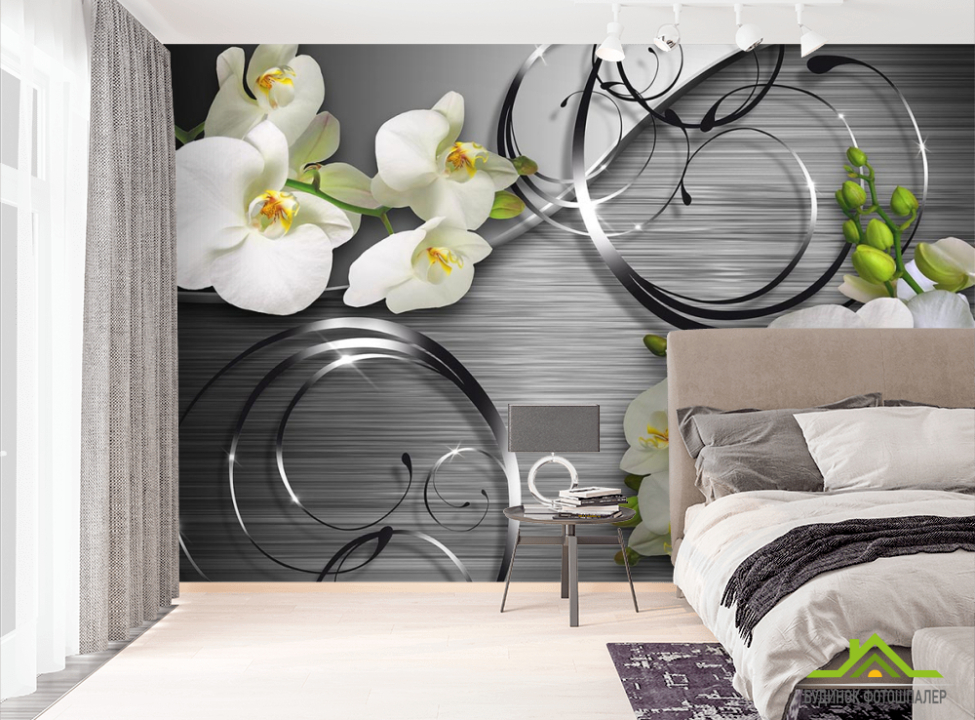 выбрать Фотошпалери Орхідеї 3д Фотошпалери Квіти на стіну