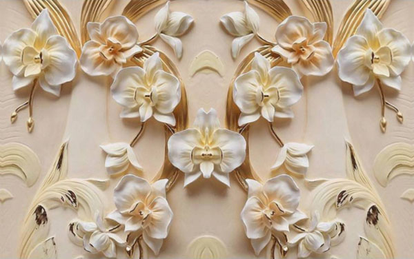 Фотошпалери Об'ємні квіти