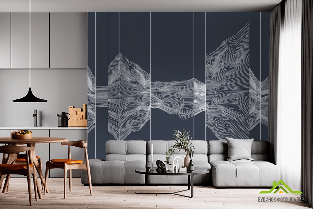 Фотообои белые узоры