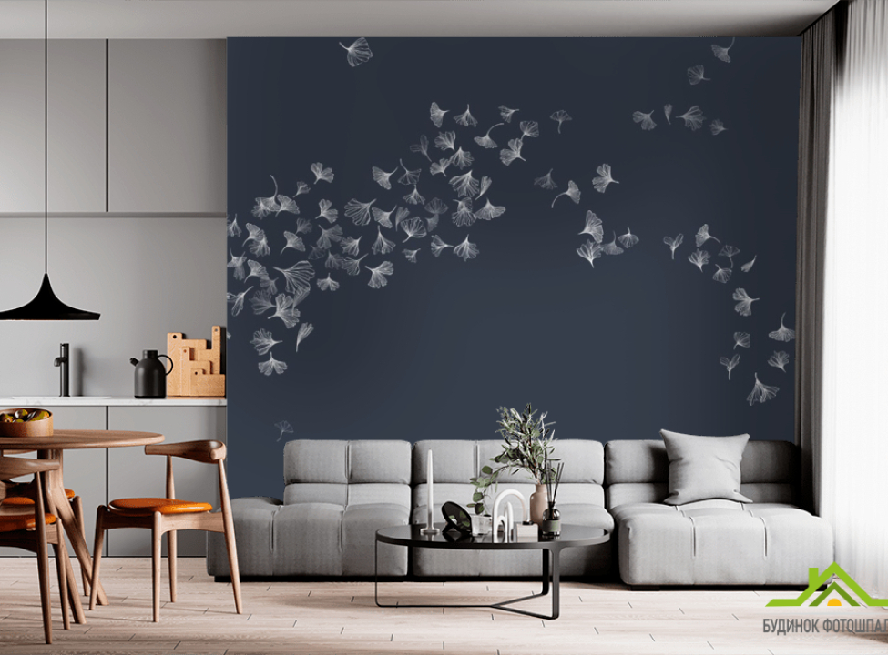 выбрать Фотошпалери кульбаба в стилі line art Фотошпалери прості лінії на стіну