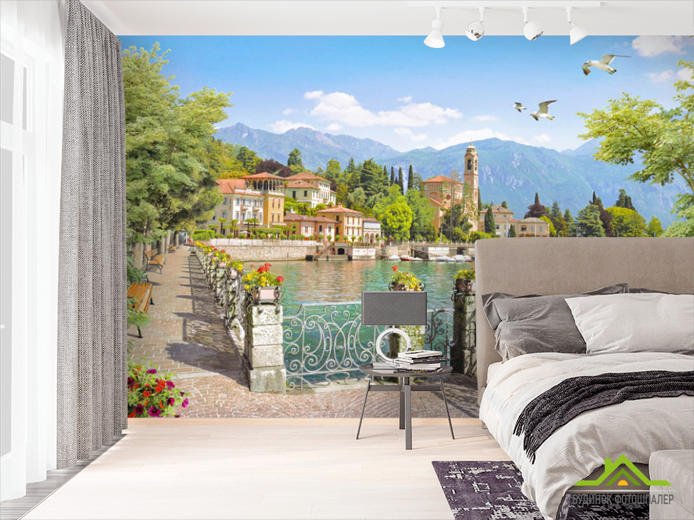 Фотошпалери Фреска з морським пейзажем