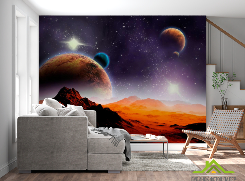 выбрать Фотообои Планеты Фотообои Космос на стену