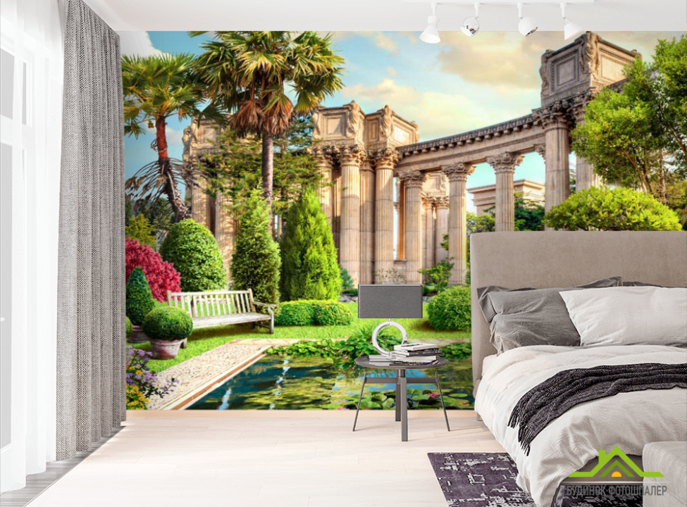 выбрать Фотошпалери Фреска з видом на колони Фотошпалери Фрески на стіну