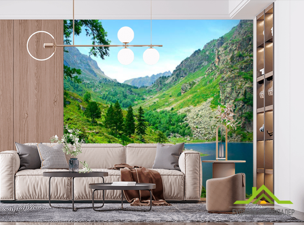выбрать Фотообои Горная песня Фотообои Горы на стену