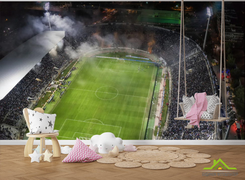 выбрать Фотообои Вид сверху на стадион Фотообои в детскую на стену