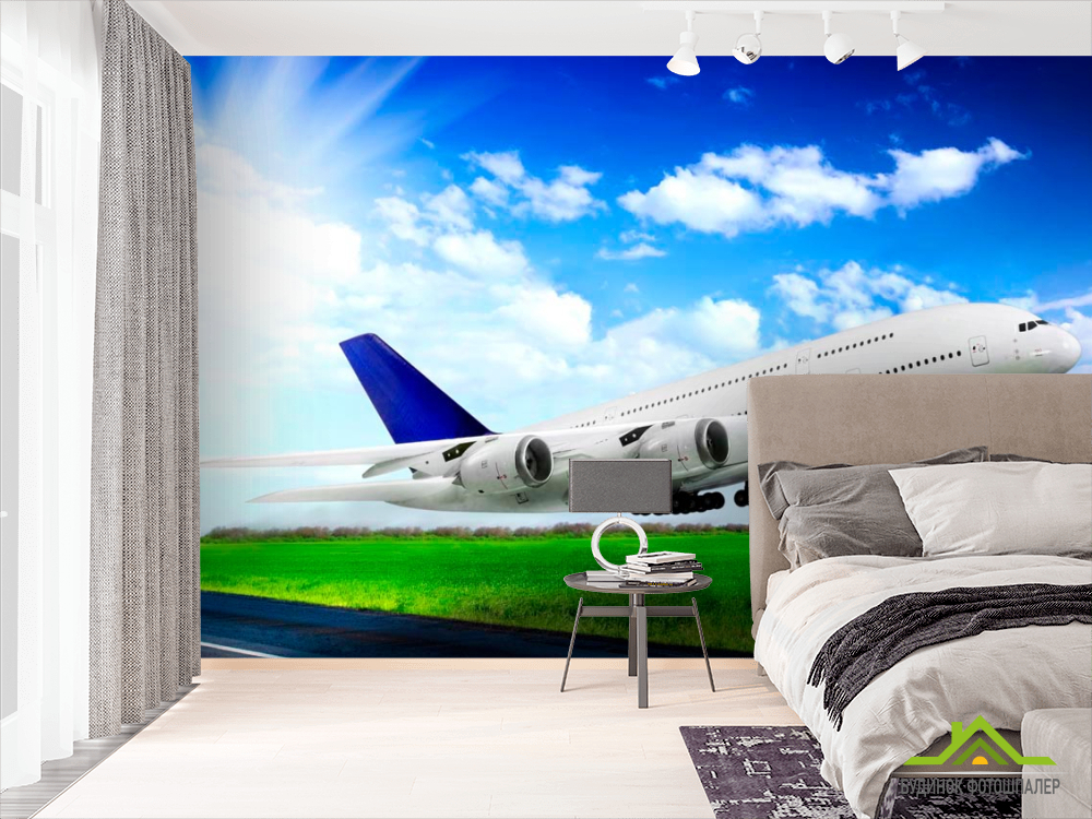 Фотошпалери Зліт літака
