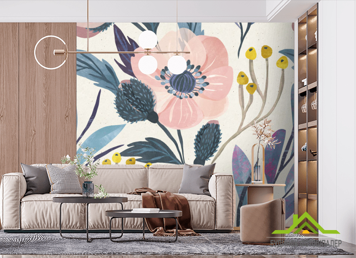 Фотообои Векторные цветы