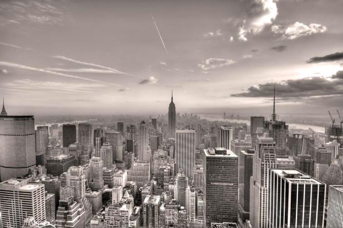 Фотообои Серые тона города