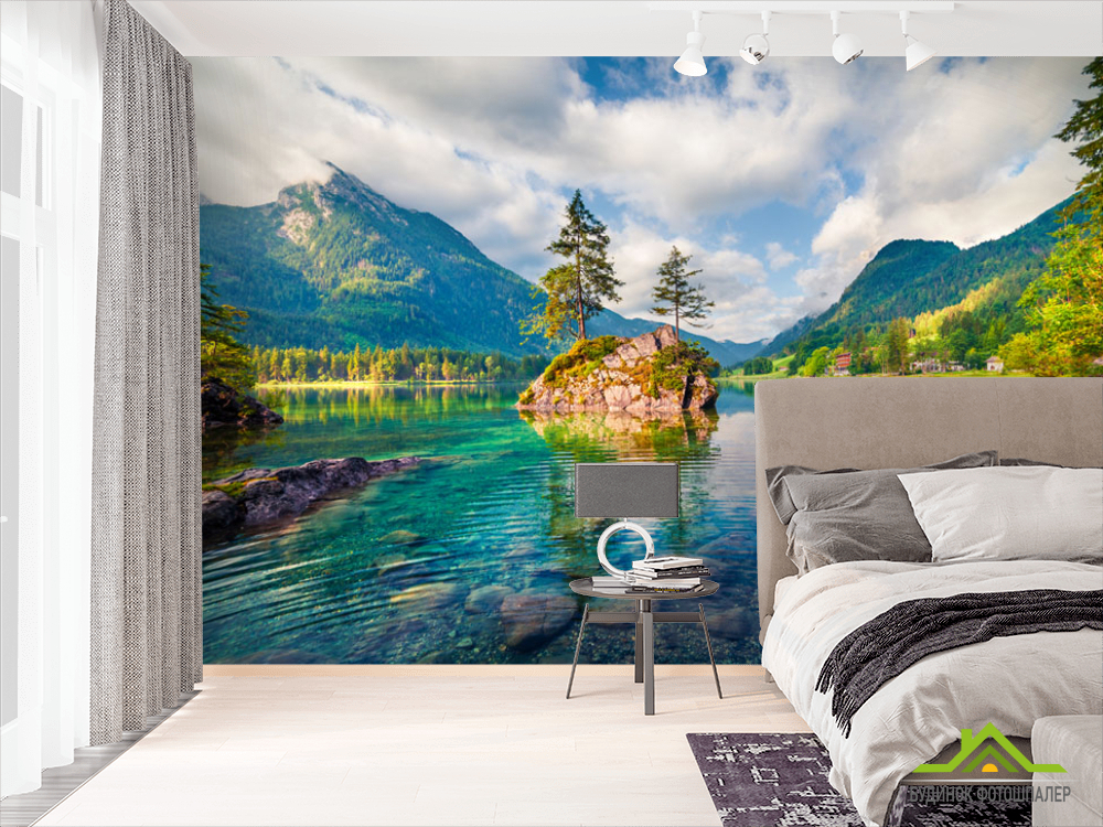 Фотошпалери Озеро в горах