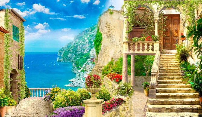 Фотошпалери Вид на гори