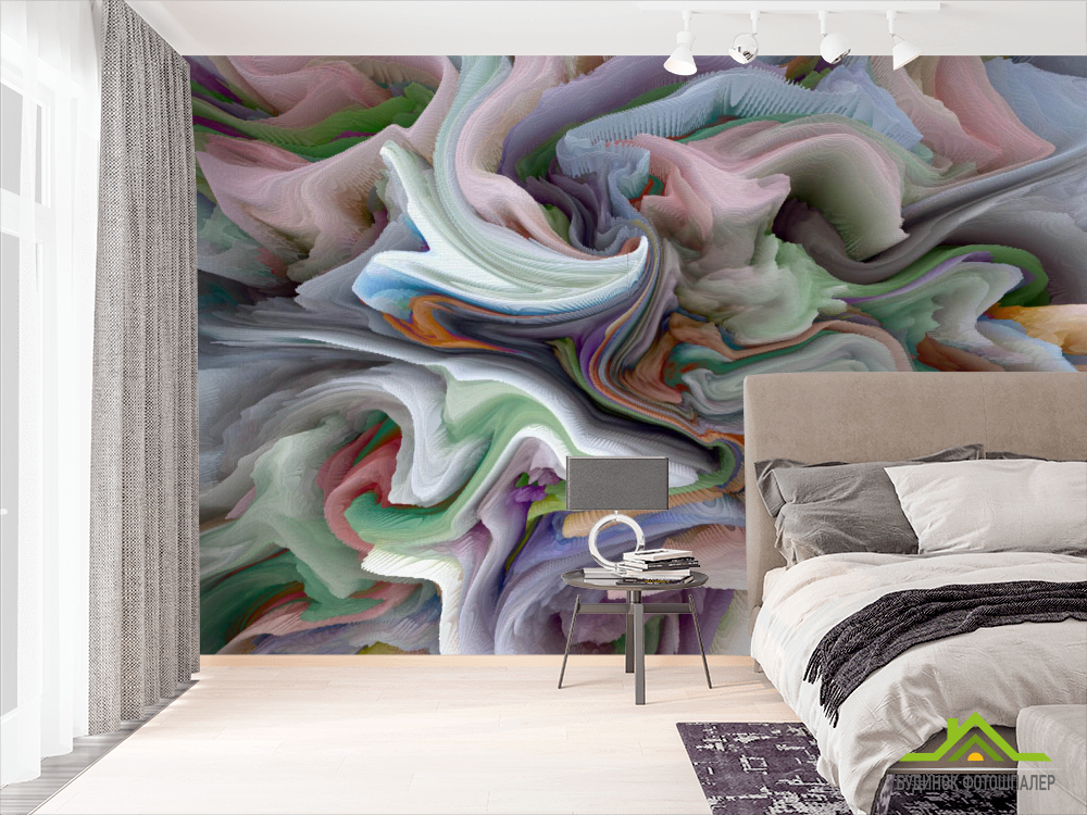 Фотошпалери Різнобарвна абстракція