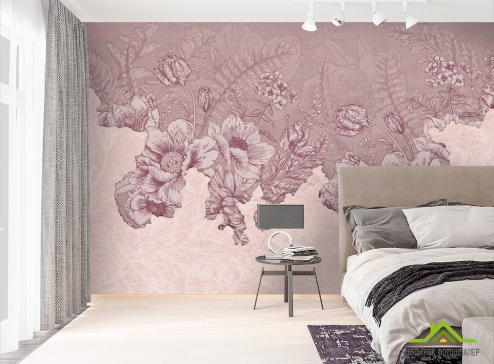 выбрать Фотошпалери Вінтажні квіти Ексклюзивні фотошпалери на стіну