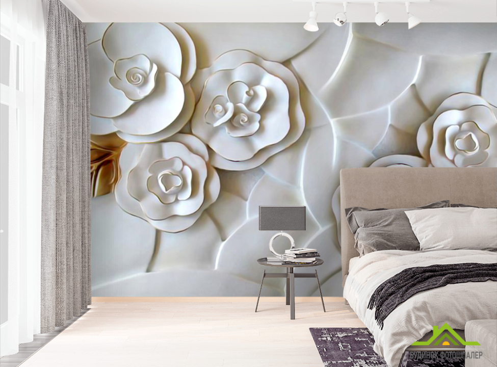 выбрать Фотошпалери 3Д квіти Фотошпалери 3Д на стіну