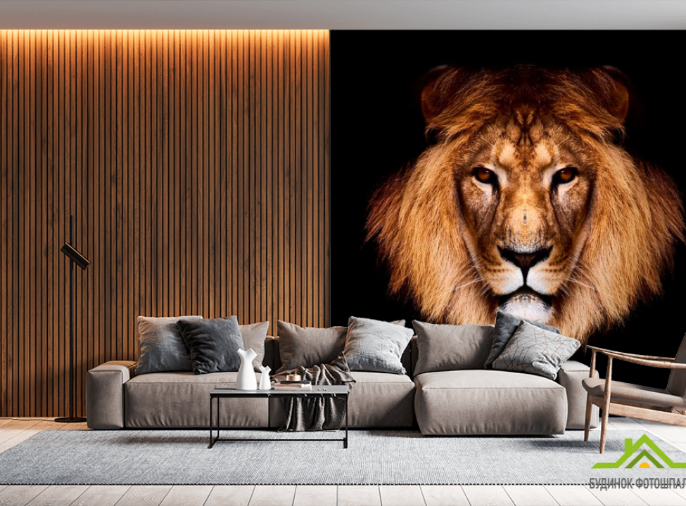 выбрать Фотошпалери Цар звірів Фотошпалери Леви на стіну