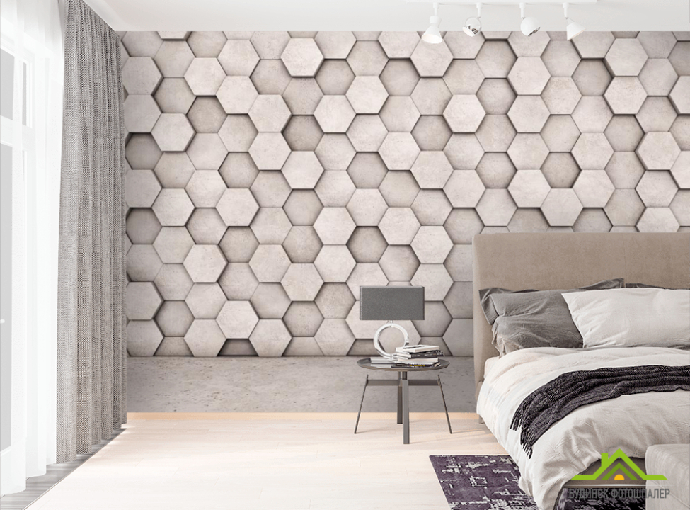 выбрать Фотообои шестиугольники Фотообои Геометрия на стену