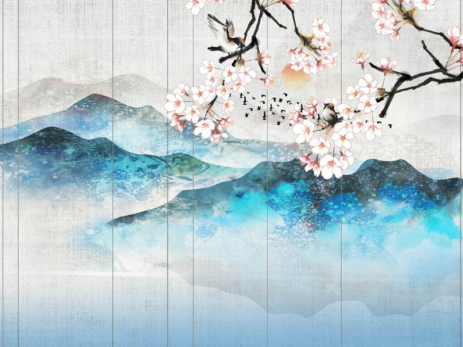 Фотошпалери японські мотиви