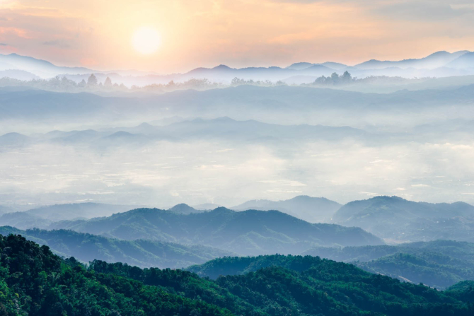 Фотошпалери 3Д гори