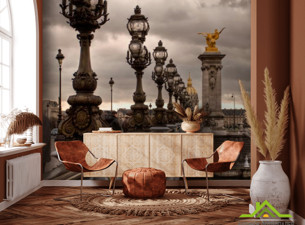 выбрать Фотообои Фонари на мосту Фотообои Дворцы и соборы на стену