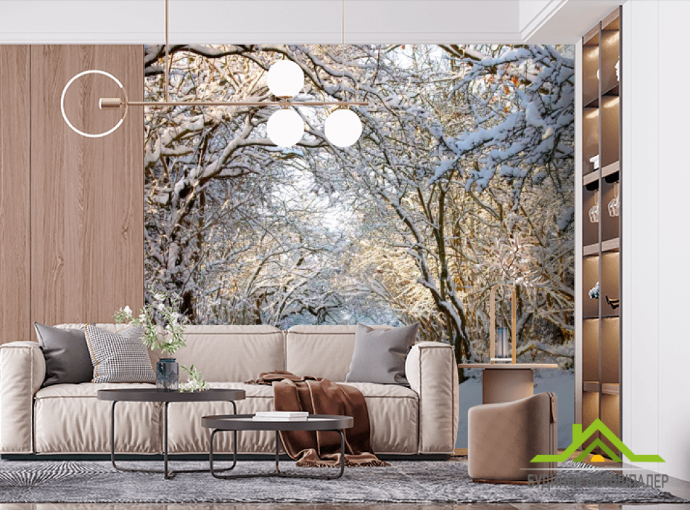 выбрать Фотошпалери Прийшла зима Фотошпалери Природа на стіну