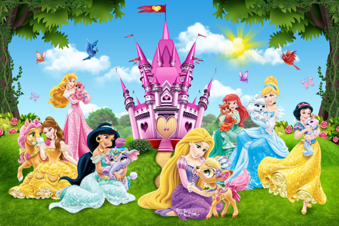 Фотообои Принцессы Диснея