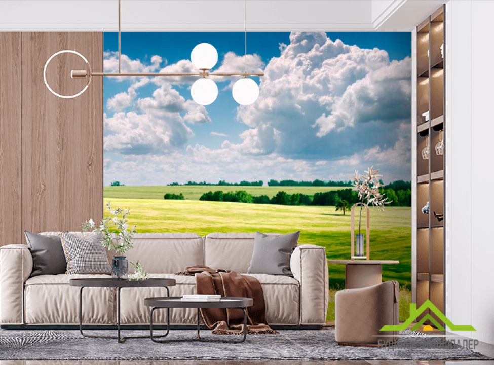 выбрать Фотообои Небо, тучи, поле Фотообои Природа на стену
