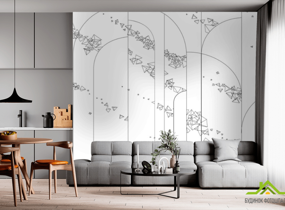 выбрать Фотообои векторные линии Фотообои простые линии на стену