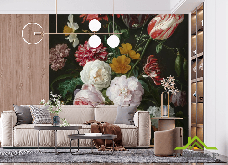 Фотообои Винтажный букет