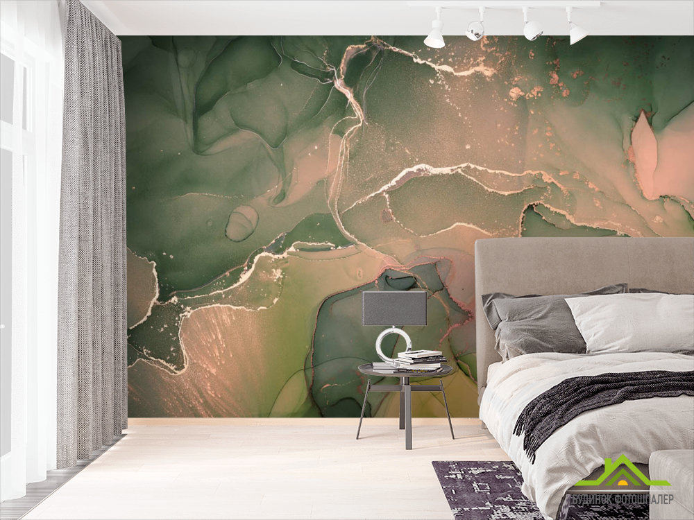 Фотошпалери Бірюзовий флюїд