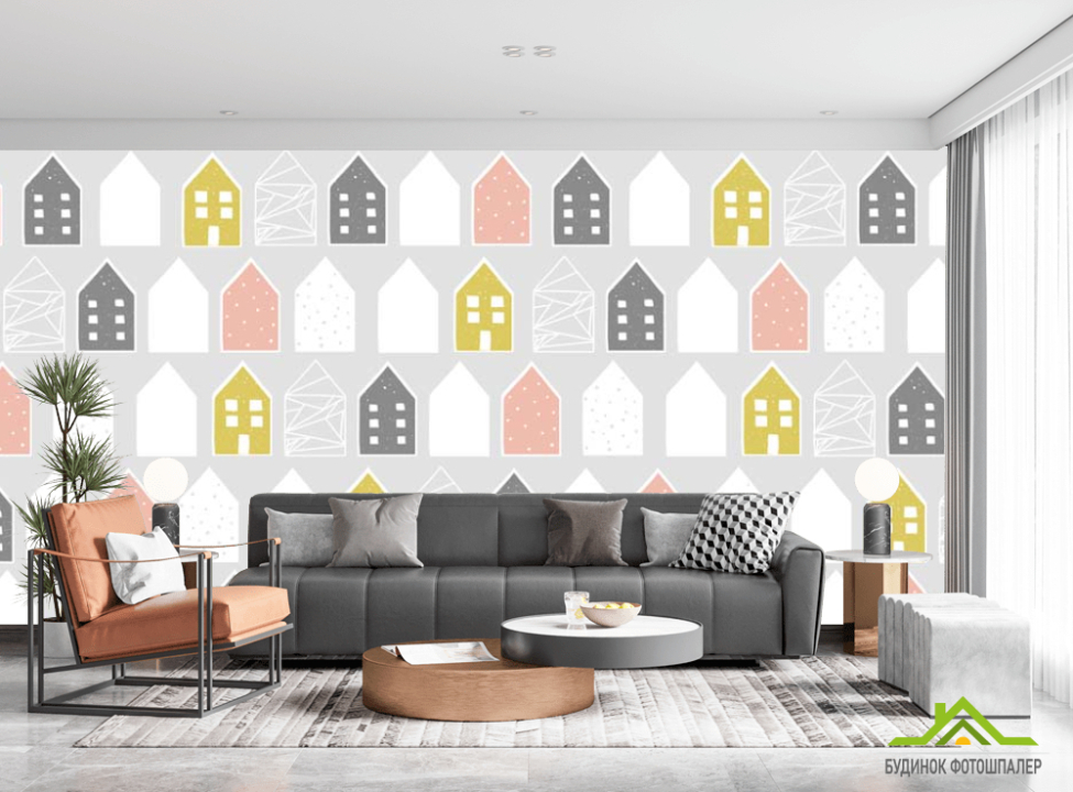 выбрать Фотошпалери Будиночки в скандинавському стилі Фотообої по стилю на стіну