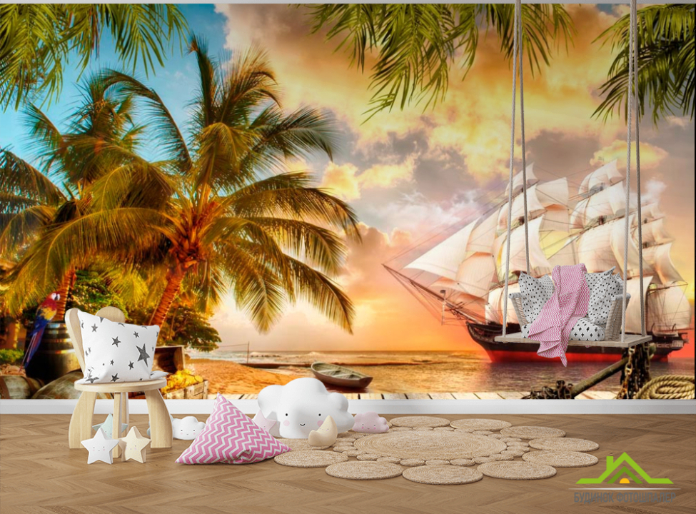 выбрать Фотообои Корабль Фотообои в детскую на стену