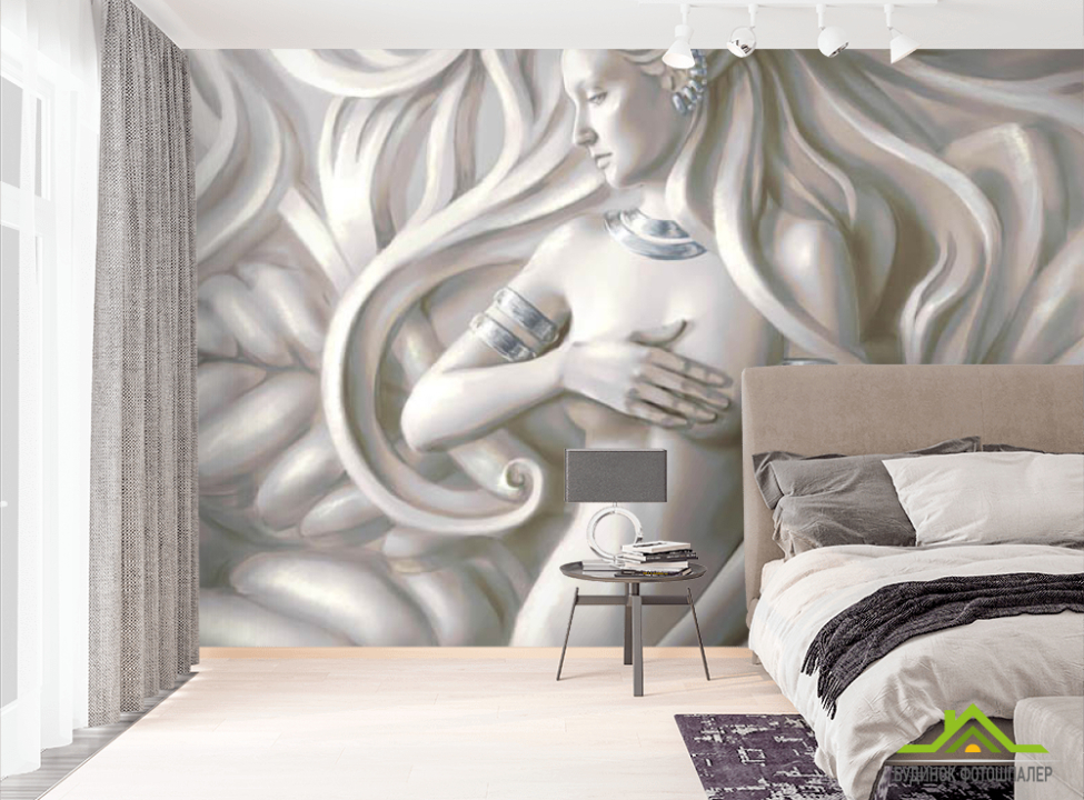 выбрать Фотошпалери абстрактна дівчина з ефектом 3д Фотошпалери 3Д на стіну