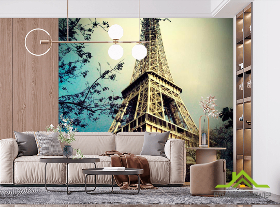 выбрать Фотошпалери Ейфелева вежа Фотошпалери Архітектура на стіну