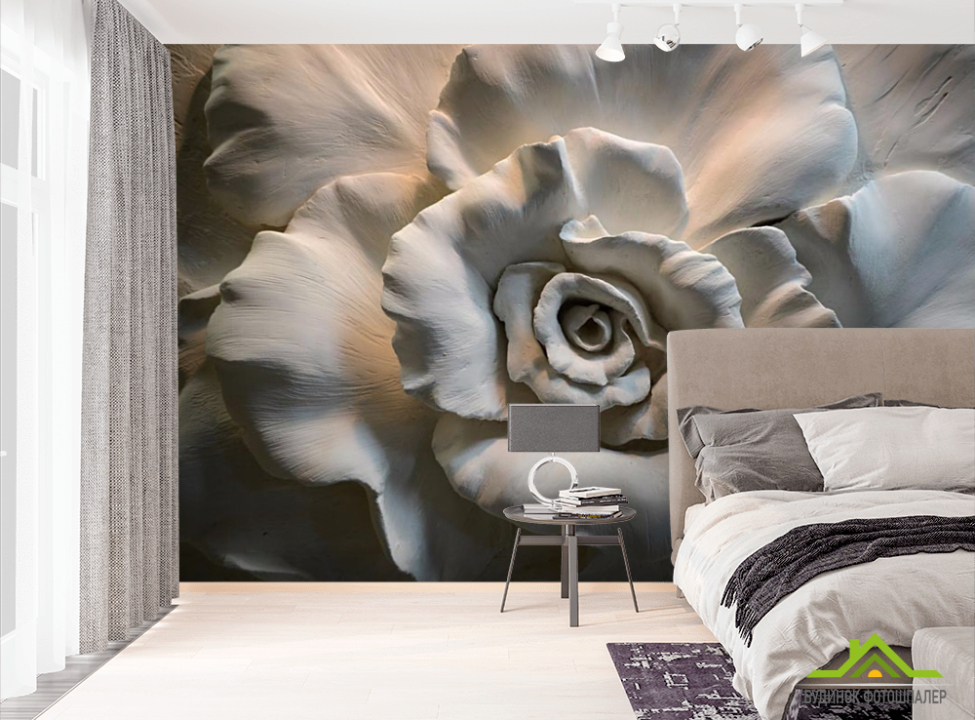 выбрать Фотообои Роза Фотошпалери 3Д барельєф на стіну