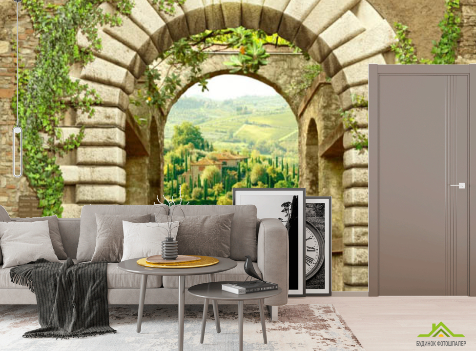 выбрать Фотообои Арка прованс Фотообои в коридор и прихожую на стену