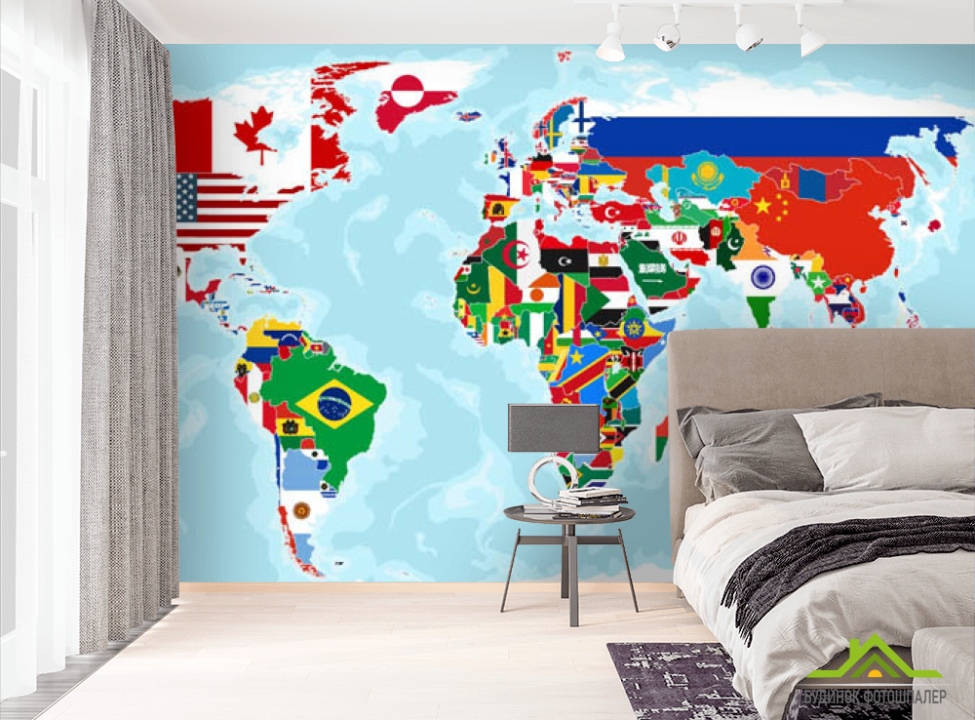 выбрать Фотошпалери карта світу Фотошпалери різні на стіну