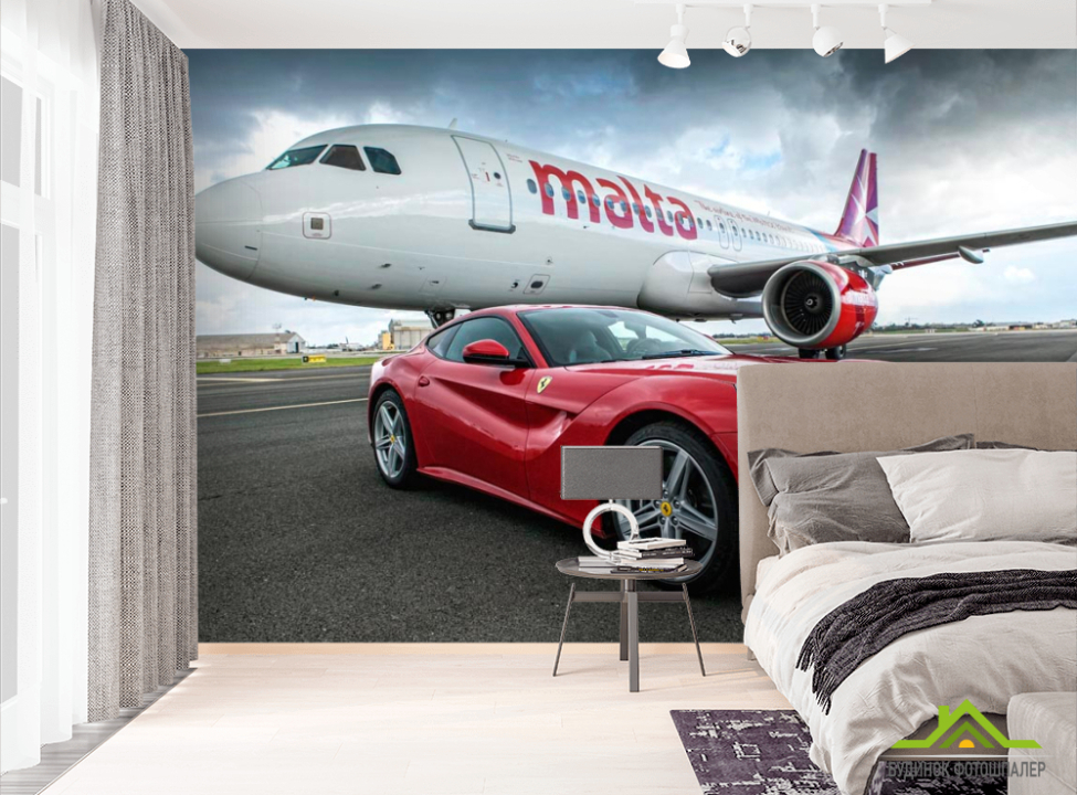 выбрать Фотообои Самолет и автомобиль Фотообои Самолеты на стену