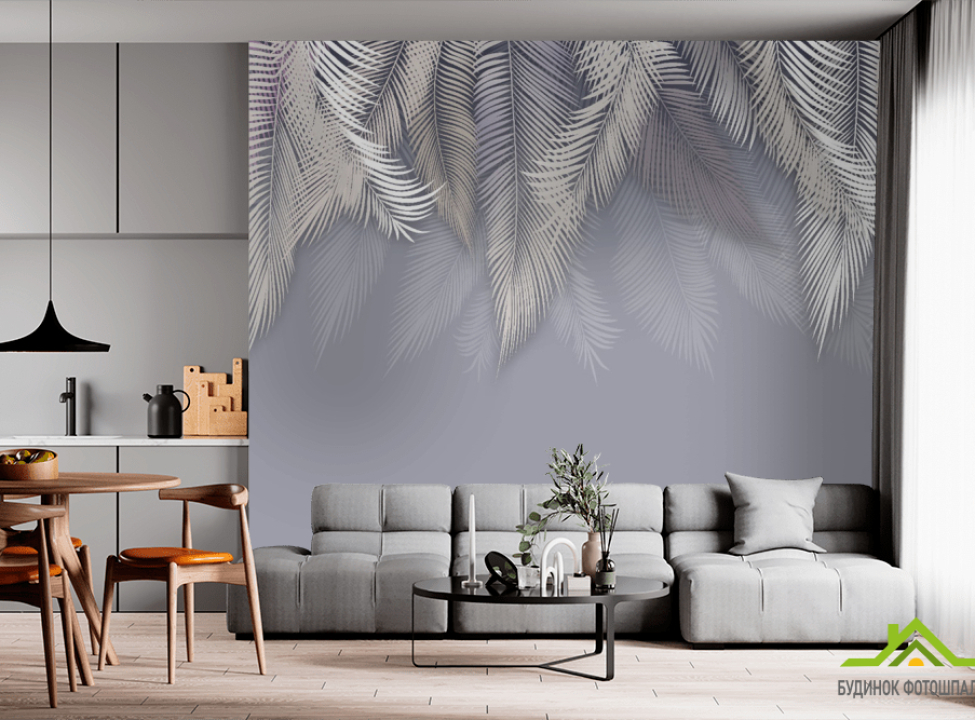выбрать Фотообои  листья на стену Фотообои Дизайнерские листья на стену