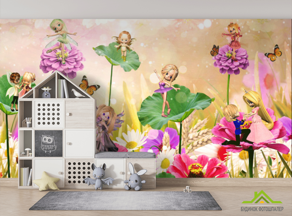 выбрать Фотообои Сказочные феи Фотообои в детскую на стену