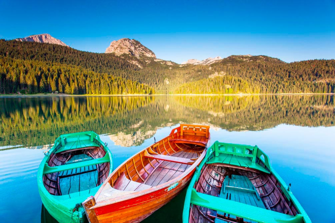 Фотообои Три лодки