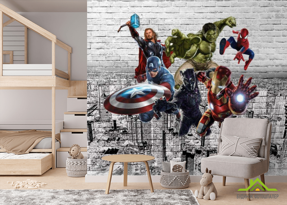 Фотообои герои Марвел 