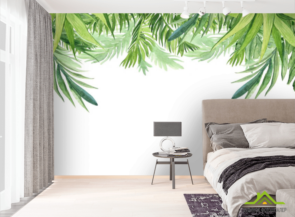 выбрать Фотошпалери листя зі стелі Фотошпалери різні на стіну