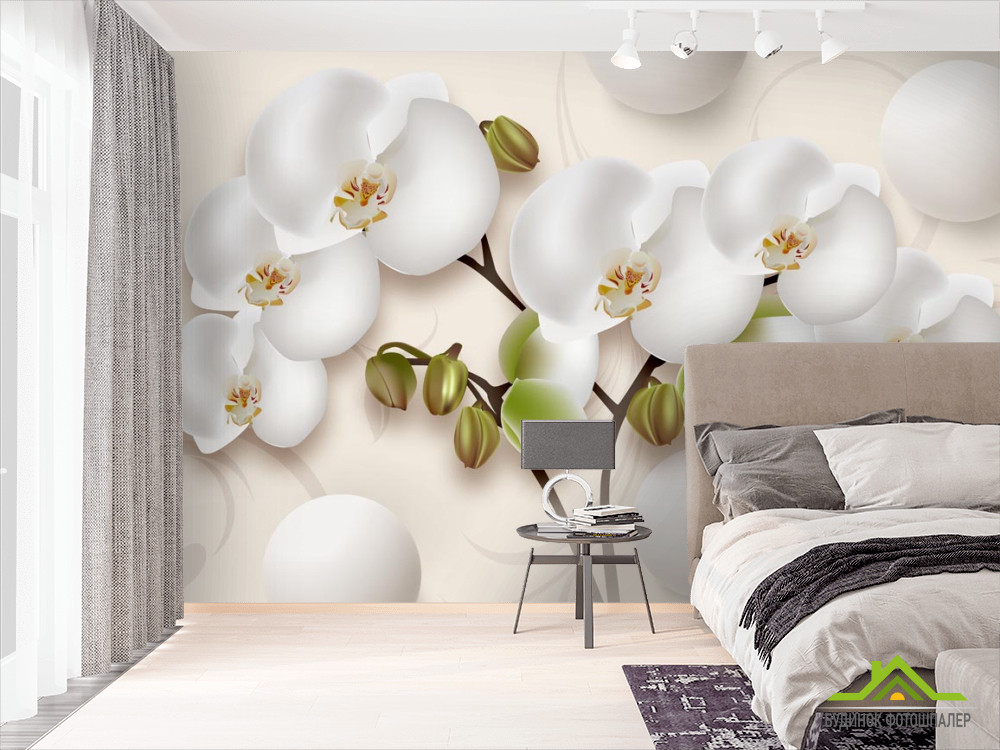Фотообои Орхидея 3д