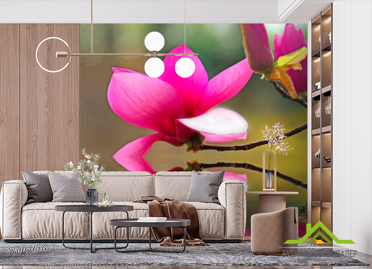 Фотообои Малиновая орхидея