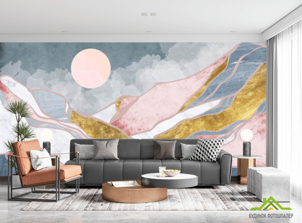выбрать Фотообои Горы в стиле арт деко Фотообои Геометрия на стену