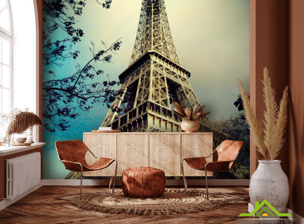 выбрать Фотошпалери Ейфелева вежа Фотошпалери Архітектура на стіну