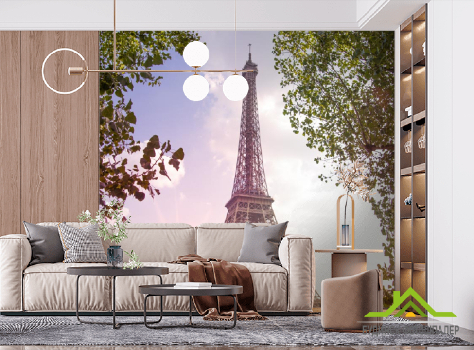 выбрать Фотошпалери ранок у Парижі Фотошпалери Париж на стіну