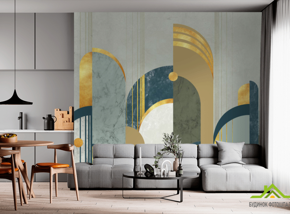 выбрать Фотообои дизайнерские с золотом Фотообои с золочением на стену