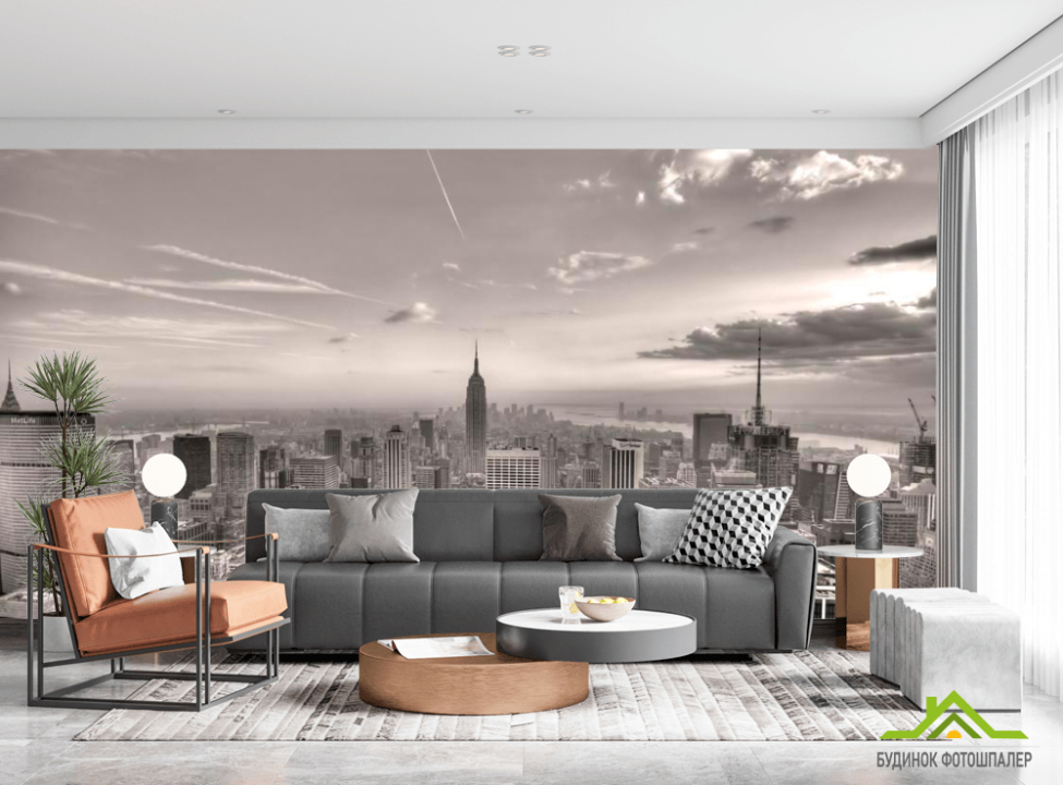 выбрать Фотошпалери Сірі тони міста Фотошпалери Місто на стіну