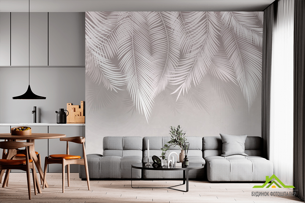 Фотошпалери тропічні листя